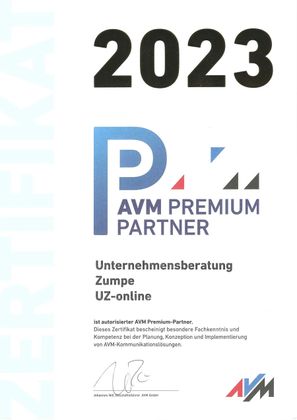 EDV-Service UZ - Zertifikat